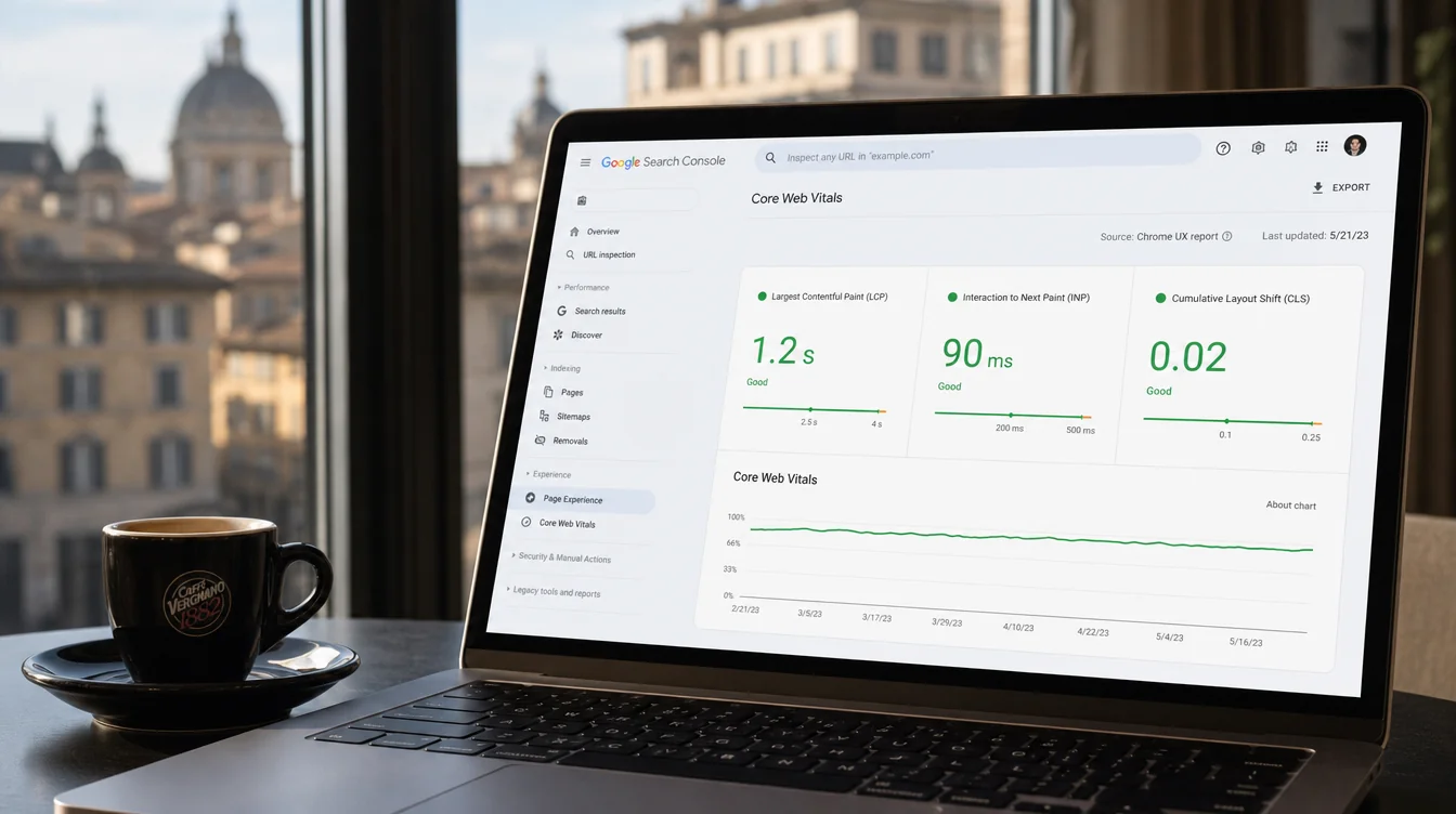 Core Web Vitals 2026: la metrica che Google usa per decidere chi appare prima