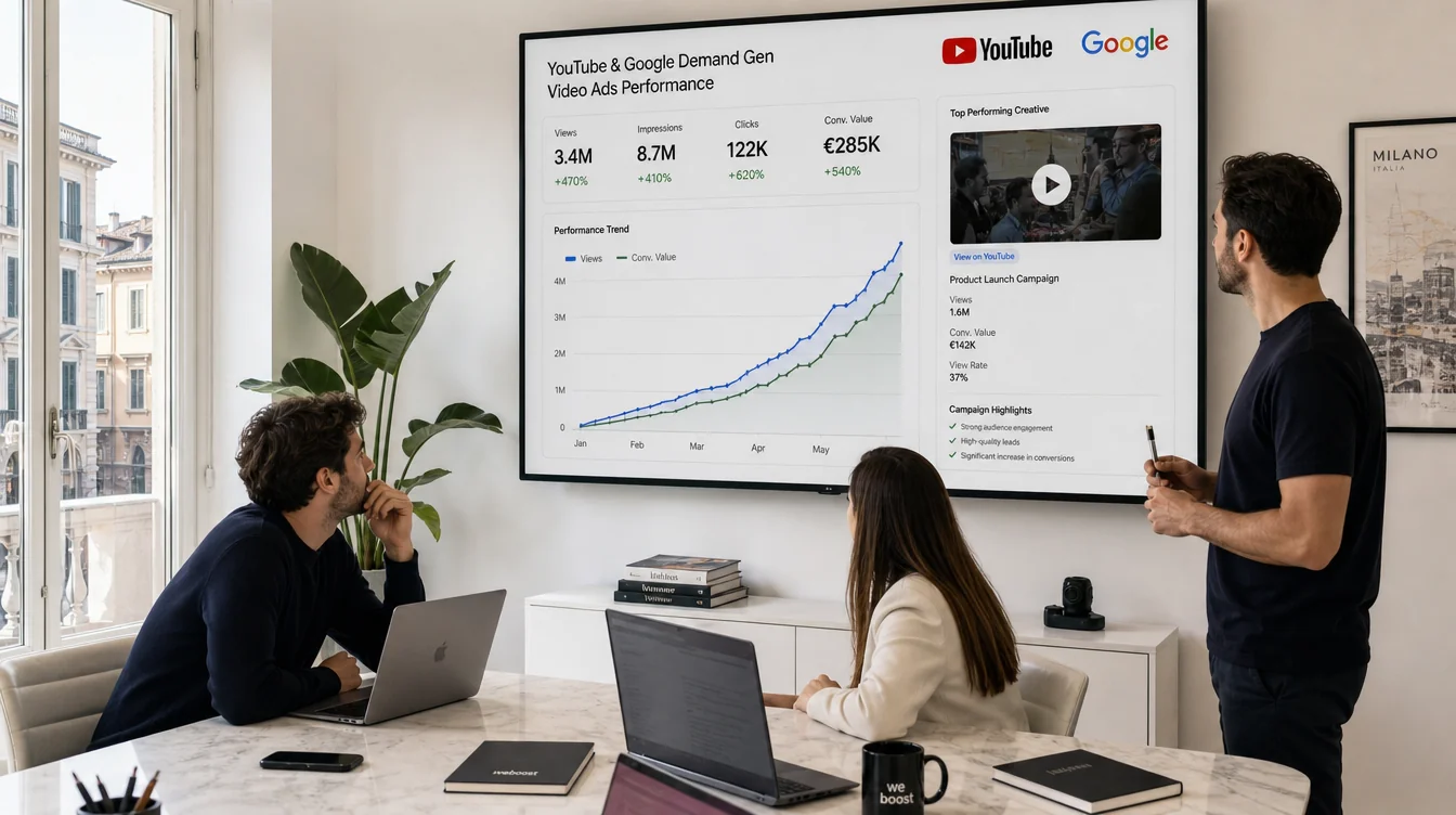 Google Demand Gen: il formato pubblicitario che cresce del 192% all'anno (e perché dovresti usarlo)