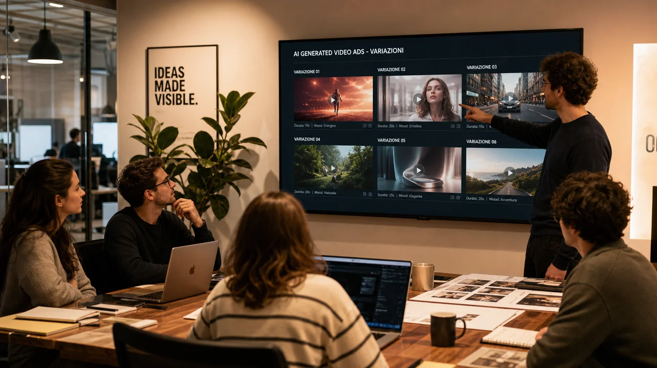 Video AI nel 2026: come produciamo 50 varianti di un video ad in 2 ore
