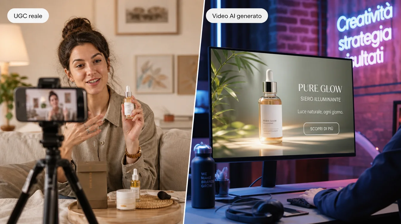 UGC vs Video AI: quale funziona meglio nelle campagne Meta nel 2026?